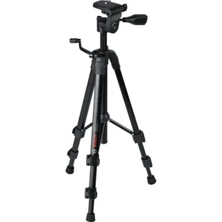 Bosch Heimwerken & Garten Baustativ TT 120 - Basic (schwarz, 1/4" Gewinde, für Punkt-, Linien- und Rotationslaser)