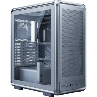 Cooler Master MasterFrame 500 Mesh , Tower-Gehäuse (silber, Tempered Glass)