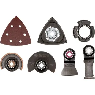 Bosch Heimwerken & Garten Starlock Sägeblatt-Satz Mix & Match Universal, 12-teilig (für Multifunktionswerkzeuge)