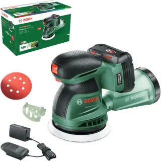 Bosch Heimwerken & Garten Akku-Exzenterschleifer UniversalOrbit 18V-20, 18Volt (grün, Li-Ionen Akku 2,0Ah, POWER FOR ALL ALLIANCE)