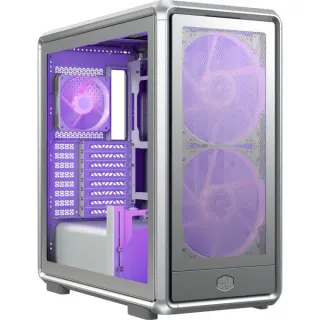 Cooler Master MasterFrame 600 Mesh ARGB , Tower-Gehäuse (silber, Tempered Glass)