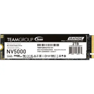 Team Group NV5000 2 TB, SSD (PCIe 4.0 x4 NVMe | M.2 2280 | Graphen-Kühlkörper)