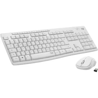 Logitech MK295, Desktop-Set (weiß, DE-Layout)