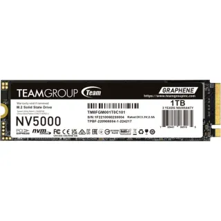Team Group NV5000 1 TB, SSD (PCIe 4.0 x4 NVMe | M.2 2280 | Graphen-Kühlkörper)