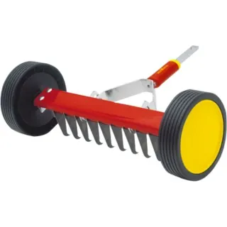 WOLF-Garten Vertikutier-Roller UR-M 3, multi-star, Vertikutierer (rot/gelb, 30cm)