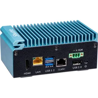 Shuttle Edge PC SPCEL02P, Barebone (türkis, ohne Betriebssystem, PoE)