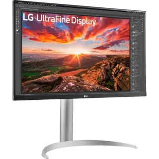LG 27UP850K-W, LED-Monitor (68.6 cm (27 Zoll), silber/schwarz, UltraHD/4K, IPS, USB-C)