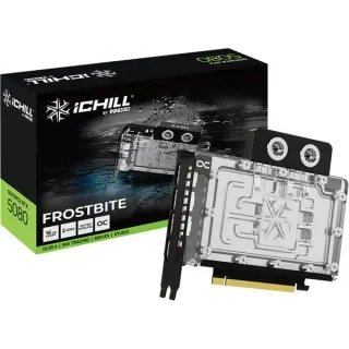 INNO3D GeForce RTX 5080 ICHILL FROSTBITE, Grafikkarte (DLSS 5, 3x DisplayPort, 1x HDMI 2.1)
