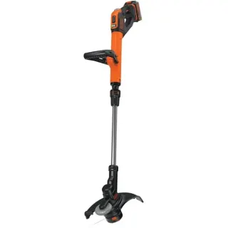 BLACK+DECKER Akku-Rasentrimmer STC1840EPC, 18Volt (orange/schwarz, Li-Ionen Akku 4,0Ah)