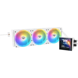 Thermaltake MAGFloe 360 Ultra ARGB Sync AIO Liquid Cooler, Wasserkühlung (weiß, Snow Edition)