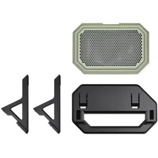 Thermaltake Chassis-Ständer-Kit für The Tower 600 Light Year Green (schwarz/hellgrün, zum horizontalen Aufstellen)