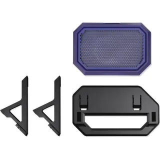 Thermaltake Chassis-Ständer-Kit für The Tower 600 Future Dusk (schwarz/violett, zum horizontalen Aufstellen)