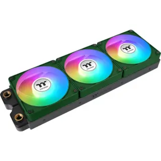 Thermaltake CT140 EX Reverse ARGB Sync PC Cooling Fan Racing Green, Gehäuselüfter (grün, 3er-Pack, 140 mm)