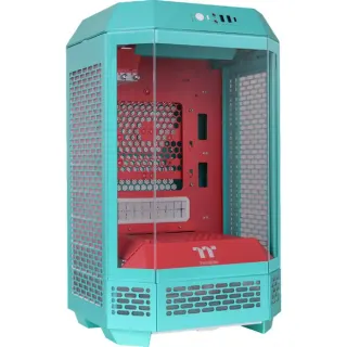 Thermaltake The Tower 250 Mint Strawberry, Tower-Gehäuse (mint/beere, Tempered Glass)