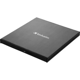 Verbatim External Slimline USB 3.0-Blu-ray-Brenner, externer Blu-ray-Brenner (schwarz)