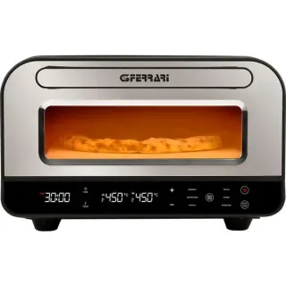 G3 Ferrari Pizzaofen Pizza Pro 2 Minuti G10204 (edelstahl/schwarz, bis 1.850 Watt, für Pizza Ø 32cm, inkl. Pizzaschieber)