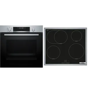 Bosch HBD675CS62 Serie 6, Backofen-Set (schwarz/edelstahl)