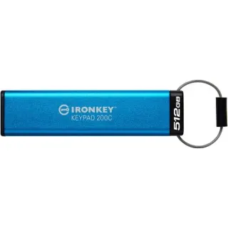 Kingston IronKey Keypad 200 512 GB, USB-Stick (USB-C 3.2 Gen 1)