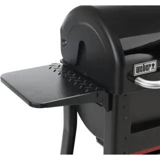 Weber Seitentisch für Searwood und Searwood XL 3400140 (schwarz, klappbar)