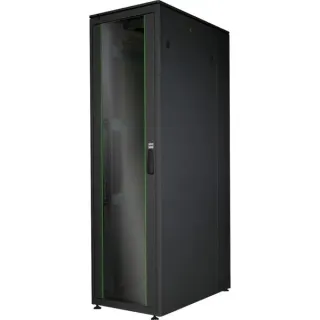 Digitus Netzwerkschrank Unique Serie - 600x1000 mm (BxT), IT-Schrank (schwarz, 47 Höheneinheiten)