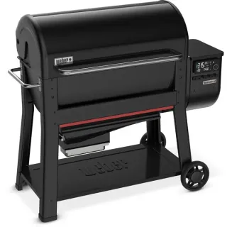 Weber Holzpelletgrill Searwood XL (schwarz, WLAN und Bluetooth, App-Steuerung)