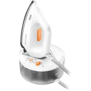 Braun CareStyle Compact IS 2132 WH, Dampfbügelstation (weiß/orange)