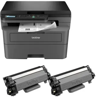 Brother DCP-L2627DWXL, Multifunktionsdrucker (dunkelgrau, USB, WLAN, Scan, Kopie, 2x Toner, Duplex (Druck))