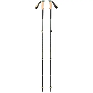 Black Diamond Trekkingstöcke Trail Cork, Fitnessgerät (grün/beige, 1 Paar, 100-140 cm)