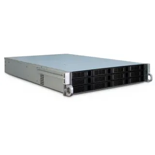 Inter-Tech 2U-2412, Rack, Server-Gehäuse (schwarz, 2 Höheneinheiten)