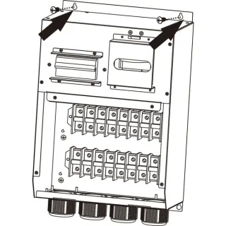 BlueWalker PowerWalker Wartungs-Bypassschalter 3/3 MBS 60K (für Wandmontage)