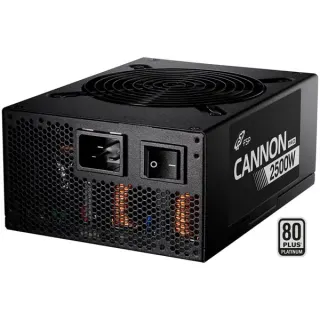 FSP CANNON PRO 2500, PC-Netzteil (schwarz, 4x 12-Pin, 3x PCIe, Kabelmanagement, 2500 Watt)