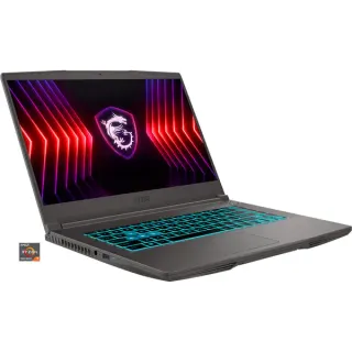 MSI Thin A15 B7VF-410, Gaming-Notebook (grau, AMD Ryzen 7 7735HS, NVIDIA GeForce RTX 4060, 16 GB DDR5, 512 GB (512 GB SSD), Windows 11 Home)
