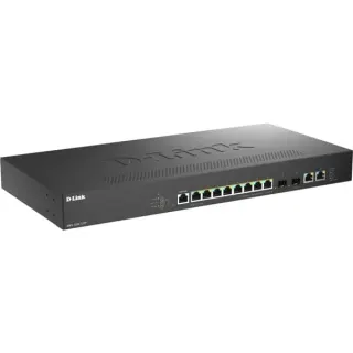 D-Link DMS-1250-12TP/E, Switch (schwarz, 240W PoE Budget)