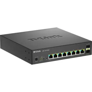 D-Link DMS-1250-10SPL/E, Switch (schwarz, 120W PoE Budget)