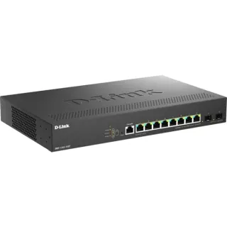 D-Link DMS-1250-10SP/E, Switch (schwarz, 240W PoE Budget)