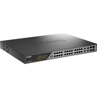 D-Link DSS-200G-28MPP/E, Switch (518W PoE Budget)