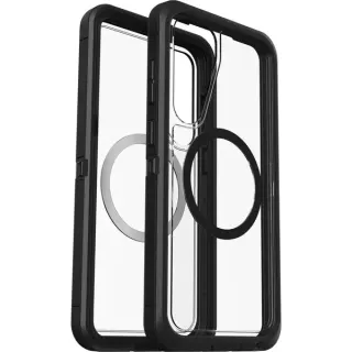 Otterbox Defender XT, Handyhülle (transparent/schwarz, Samsung Galaxy S25+, mit Magneten)
