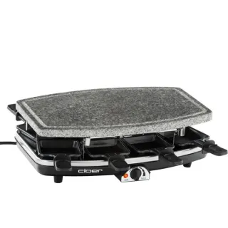 Cloer Raclettegrill 6430 mit Naturstein (grau/schwarz)