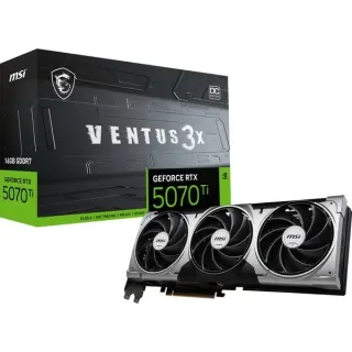 MSI GeForce RTX 5070 Ti 16G VENTUS 3X OC, Grafikkarte (DLSS 5, 3x DisplayPort, 1x HDMI 2.1)