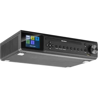 Karcher RA 2060D-B, Kompaktanlage (schwarz, Küchenradio zur Unterbaumontage, CD/MP3-Player, USB, Bluetooth)