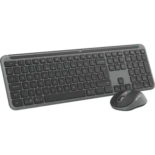 Logitech Signature Slim Combo MK950 for Business, Desktop-Set (graphit, DE-Layout, Scherenmechanik, Logi Bolt, Bluetooth, für Windows/macOS/ChromeOS/Linux/iPadOS/Android)