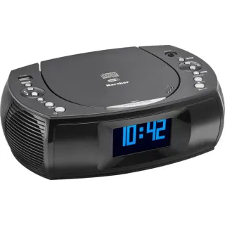 Karcher UR 1309D, Radiowecker (schwarz, DAB+/UKW-Radio, CD/MP3-Player, USB)