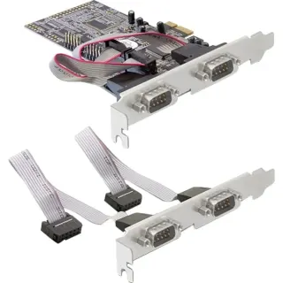 DeLOCK PCI Express Karte > 4x Seriell, Schnittstellenkarte