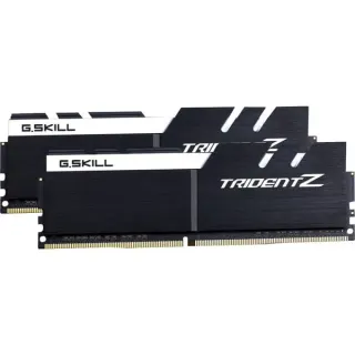G.Skill DIMM 16 GB DDR4-3200 (2x 8 GB) Dual-Kit, Arbeitsspeicher (schwarz/weiß, F4-3200C16D-16GTZKW, Trident Z, INTEL XMP)