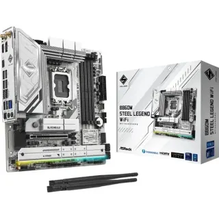 ASRock B860M Steel Legend WiFi, Mainboard (weiß)