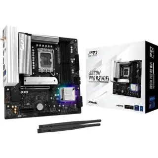 ASRock B860M Pro RS WiFi, Mainboard (schwarz/silber)