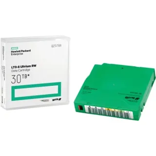 Hewlett Packard Enterprise LTO8 Medium 12 TB, Streamer-Medium (grün)