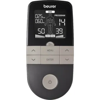 Beurer Digital TENS/EMS EM 1 RELIEF+, Massagegerät (anthrazit, Elektrostimulationsgerät)