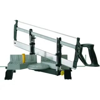 Stanley Gehrungslade Metall, 560mm, mit Gehrungssäge (grau)