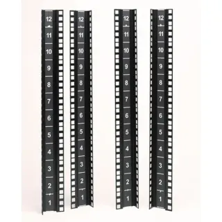 APC NetShelter AR40000MV12U Montage Kit, Einbauschienen (schwarz)